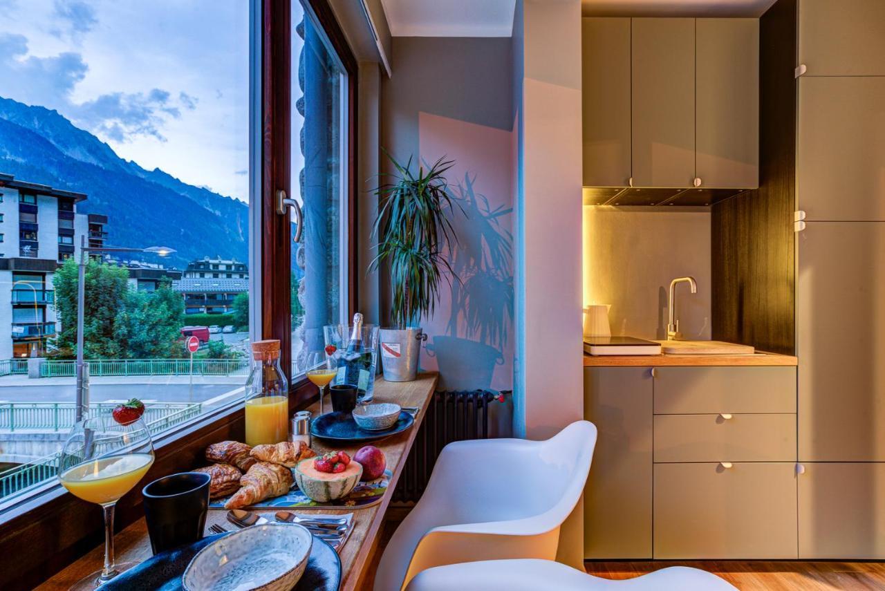 Chamonix City Center Luxury Studio Apartment Eksteriør bilde